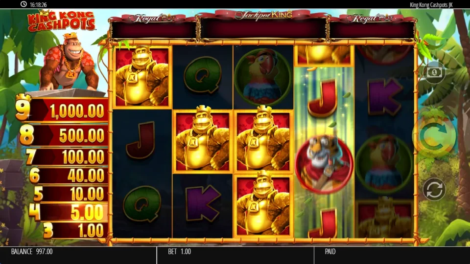 King Kong Cashpots Jackpot King — screenshot 2
