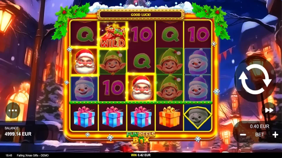 Falling X-mas Gifts — screenshot 3