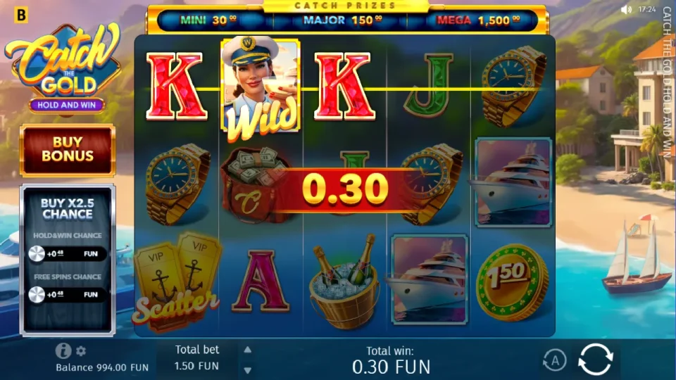 Catch The Gold Hold and Win — screenshot 4