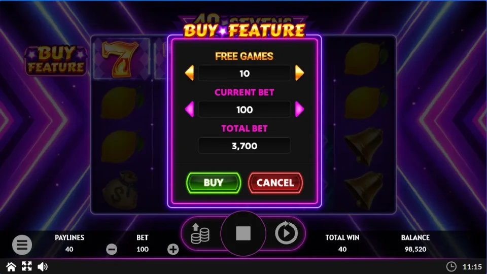 40 Sevens Buy Feature — screenshot 3