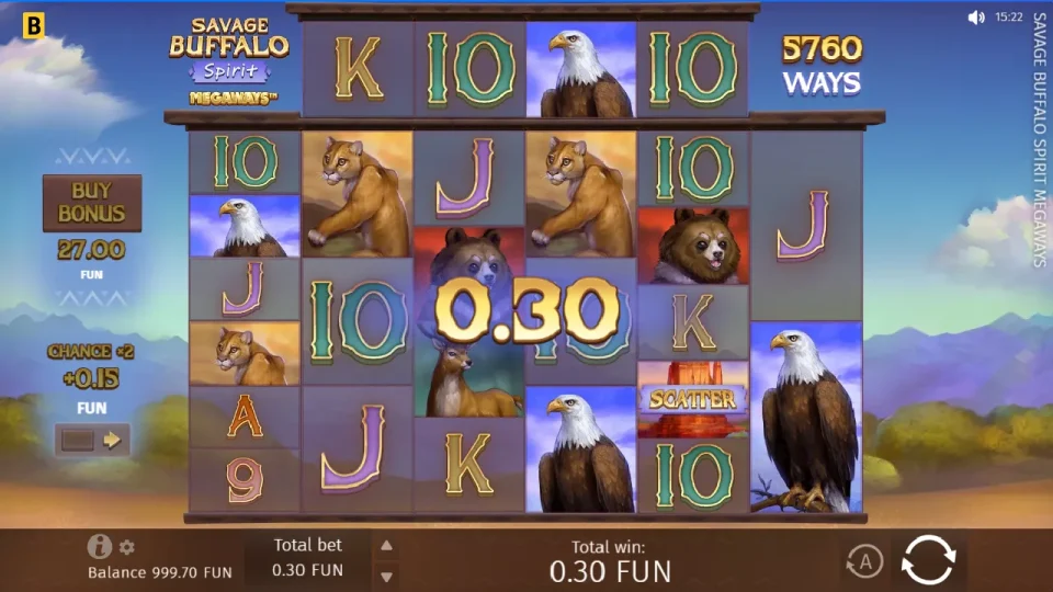 Savage Buffalo Spirit Megaways — screenshot 4