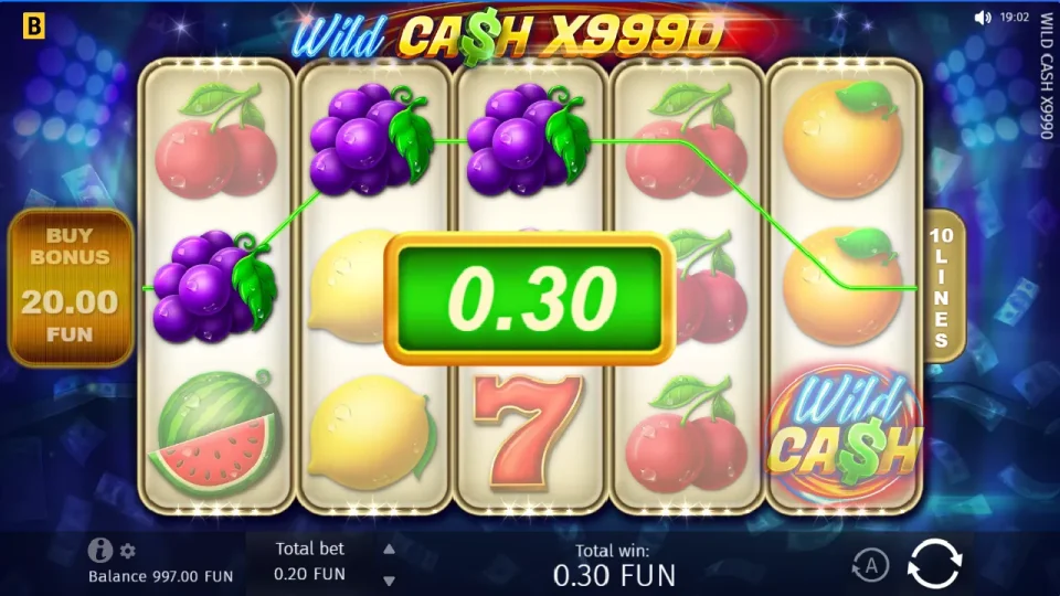 Wild Cash x9990 — screenshot 1
