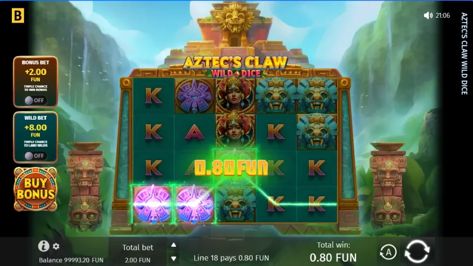 Aztec’s Claw Wild Dice — screenshot 4