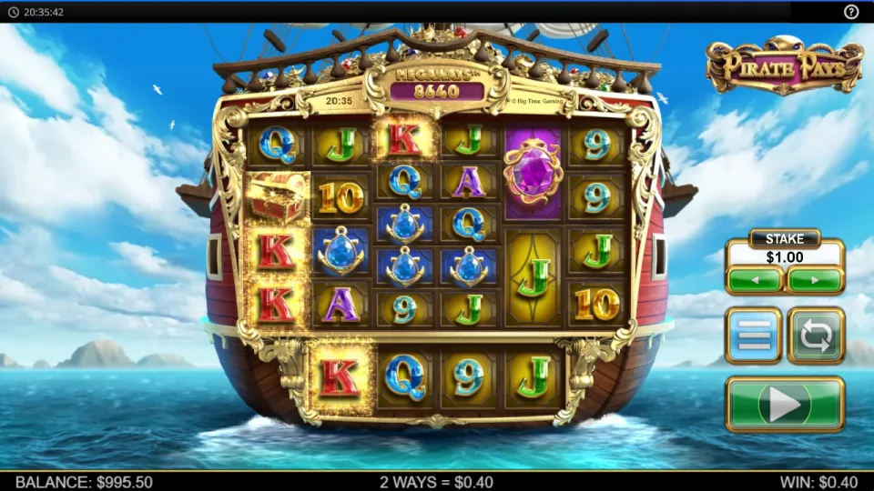 Pirate Pays Megaways — screenshot 4