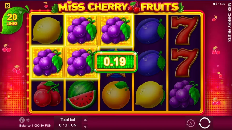 Miss Cherry Fruits — screenshot 1