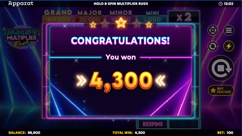 Hold & Spin Multiplier Rush — screenshot 4