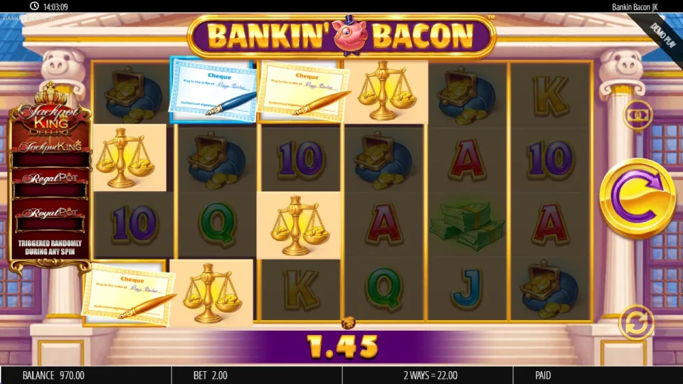 Bankin’ Bacon Jackpot King — screenshot 2