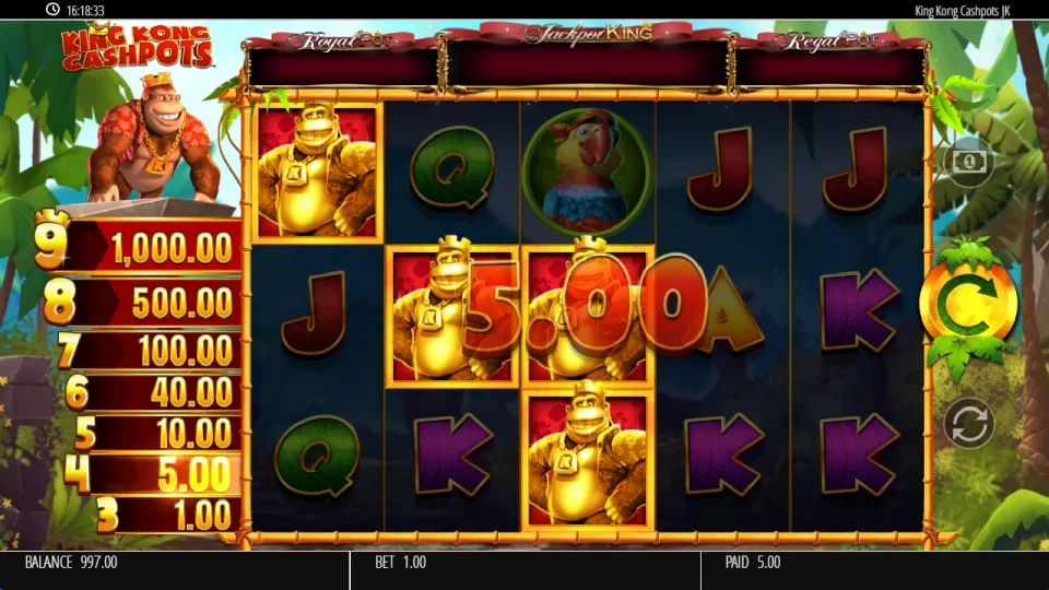 King Kong Cashpots Jackpot King — screenshot 5