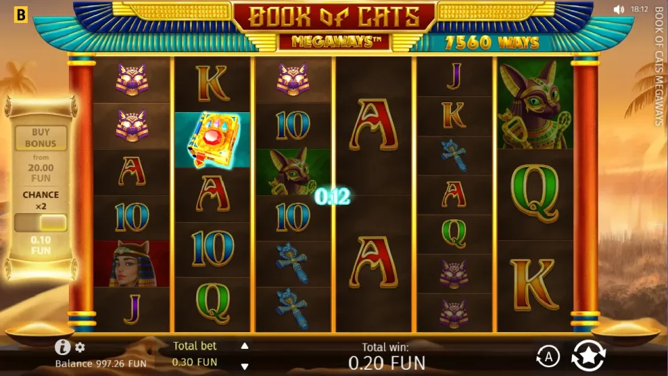 Book of Cats Megaways — screenshot 6