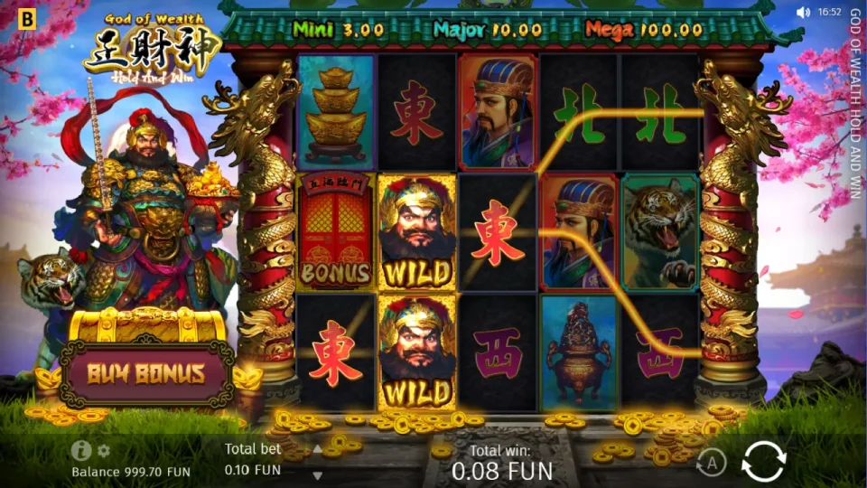 God of Wealth Hold and Win — screenshot 4