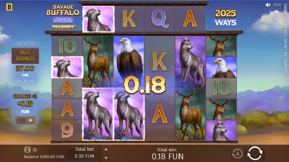 Savage Buffalo Spirit Megaways — screenshot 5