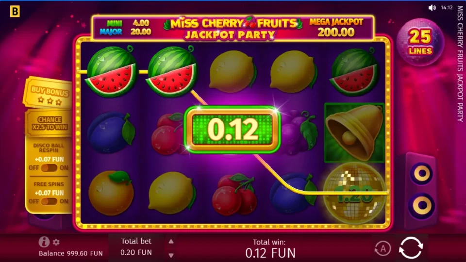 Miss Cherry Fruits Jackpot Party — screenshot 5