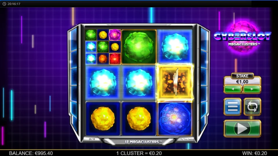 Cyberslot Megaclusters — screenshot 2