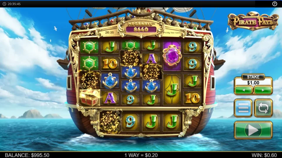 Pirate Pays Megaways — screenshot 5