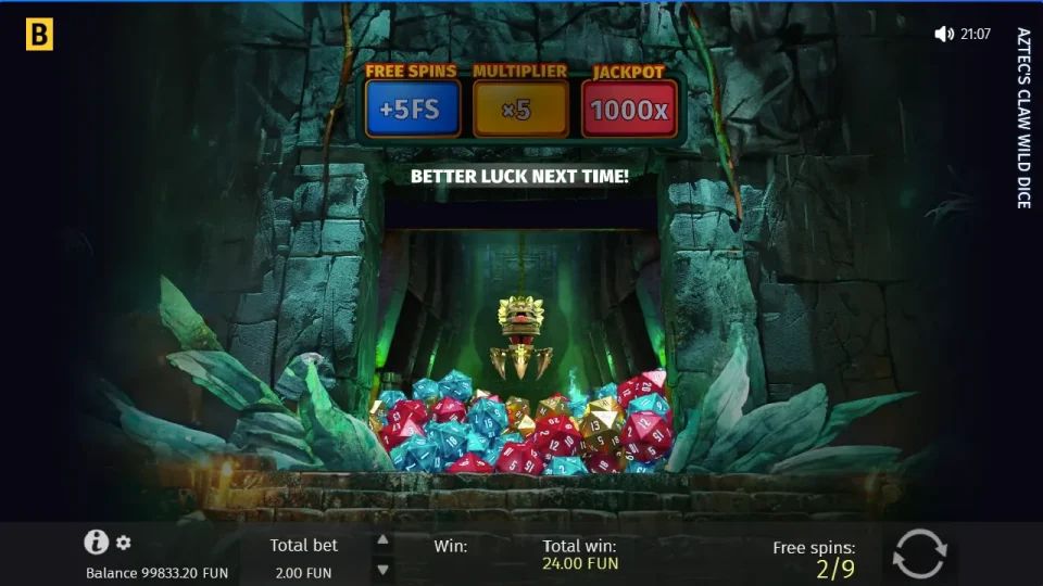 Aztec’s Claw Wild Dice — screenshot 6