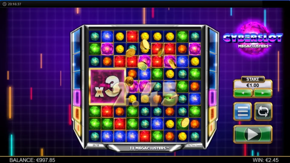 Cyberslot Megaclusters — screenshot 1