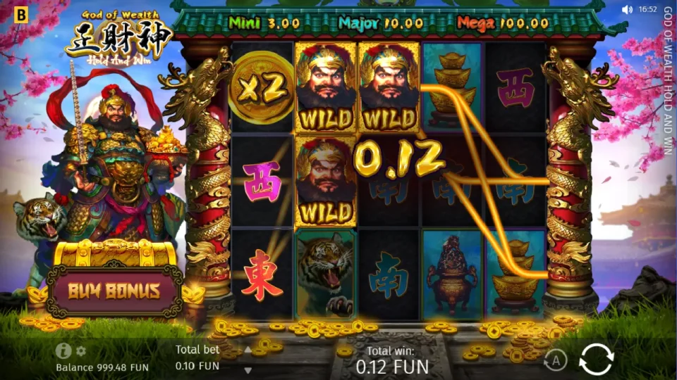 God of Wealth Hold and Win — screenshot 3