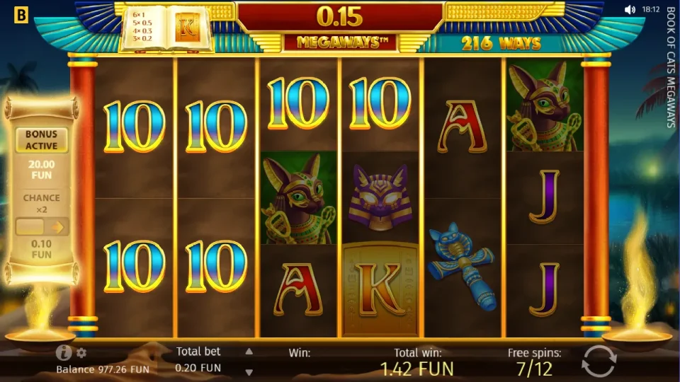 Book of Cats Megaways — screenshot 7