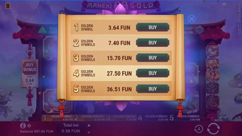 Maneki 88 Gold — screenshot 4