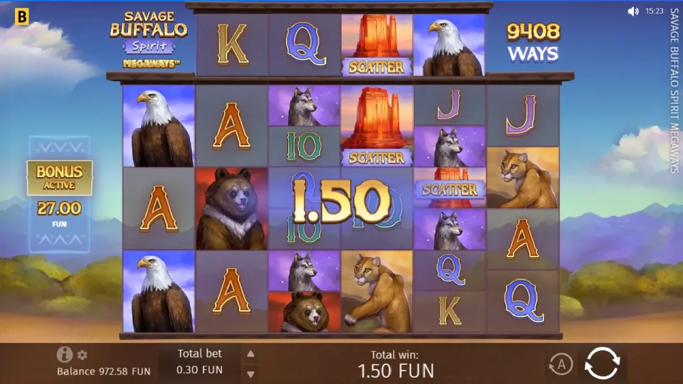 Savage Buffalo Spirit Megaways — screenshot 7