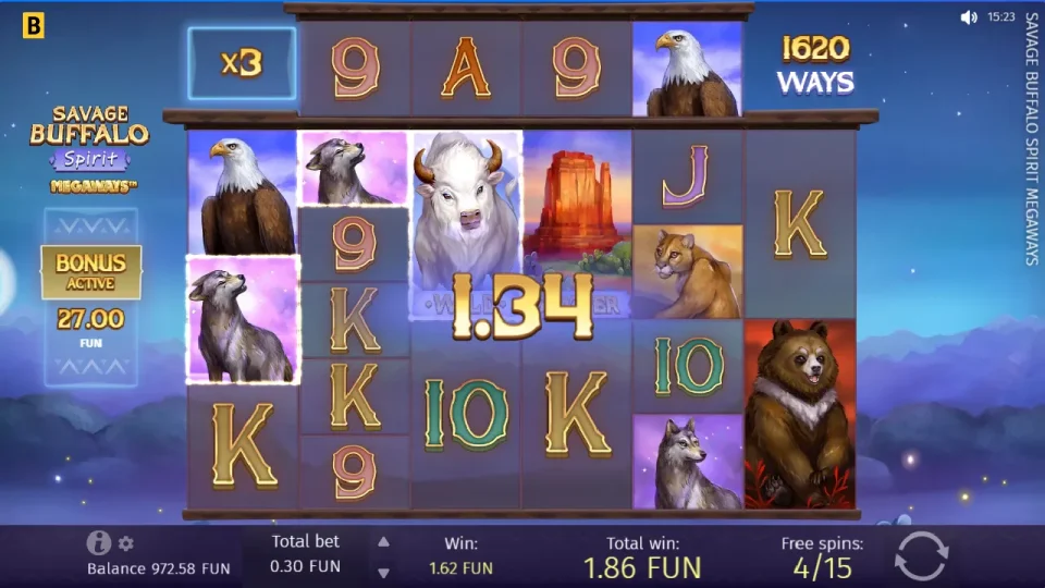 Savage Buffalo Spirit Megaways — screenshot 6
