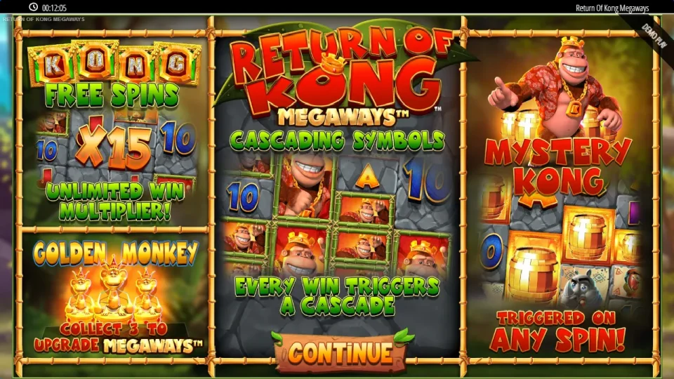 Return of Kong Megaways — screenshot 1
