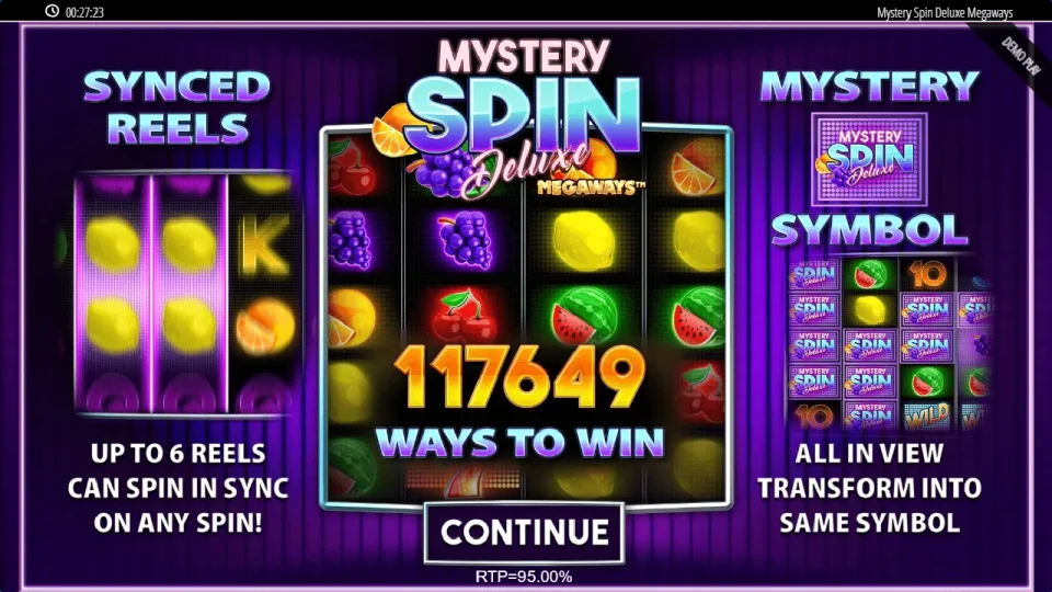 Mystery Spin Deluxe Megaways — screenshot 1
