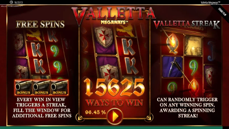 Valletta Megaways — screenshot 1