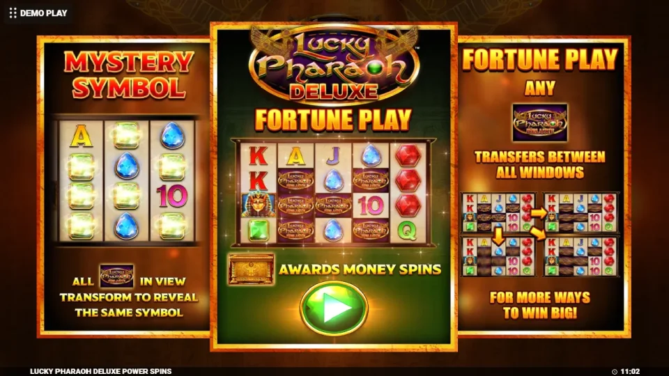 Lucky Pharaoh Deluxe Fortune Play — screenshot 3