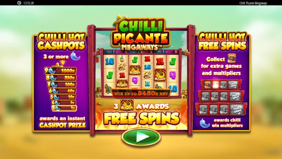 Chilli Picante Megaways — screenshot 1