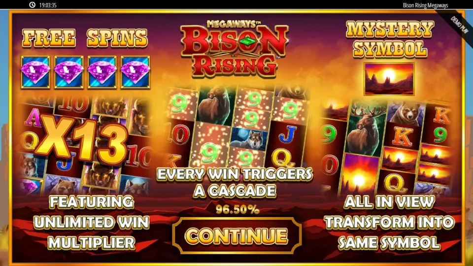 Bison Rising Megaways — screenshot 6