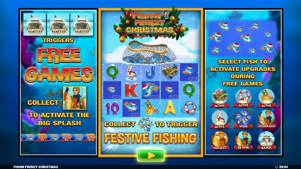 Fishin’ Frenzy Christmas — screenshot 5