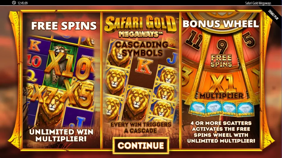 Safari Gold Megaways — screenshot 1