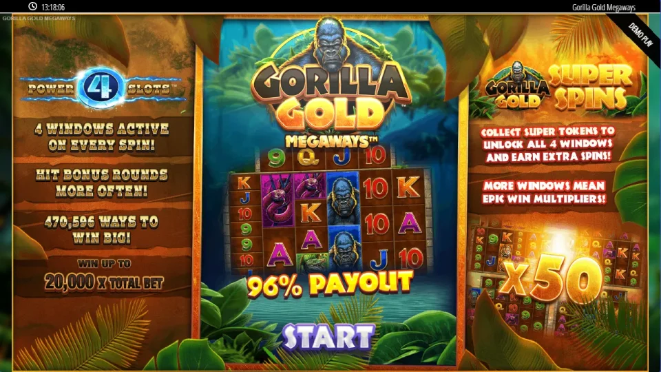 Gorilla Gold Megaways — screenshot 4