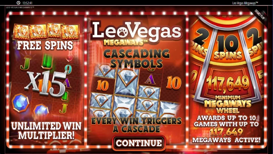 LeoVegas Megaways — screenshot 1