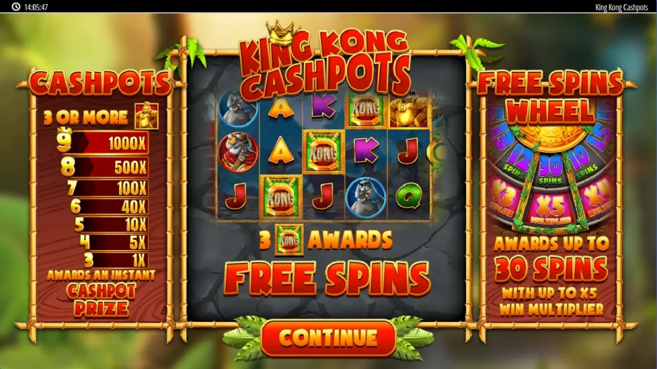King Kong Cashpots — screenshot 1