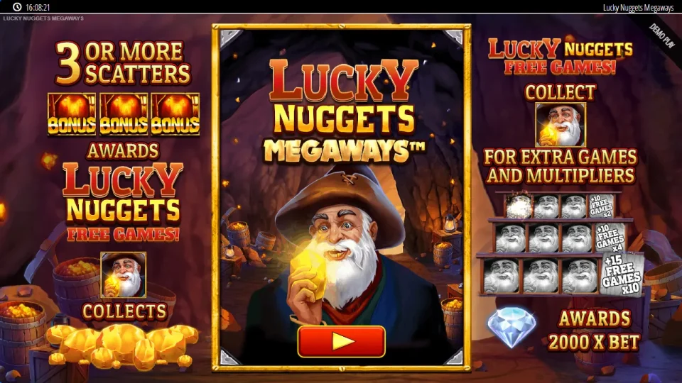 Lucky Nuggets Megaways — screenshot 1