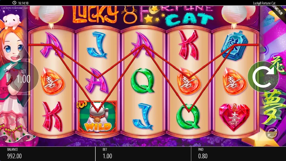 Lucky 8 Fortune Cat — screenshot 1