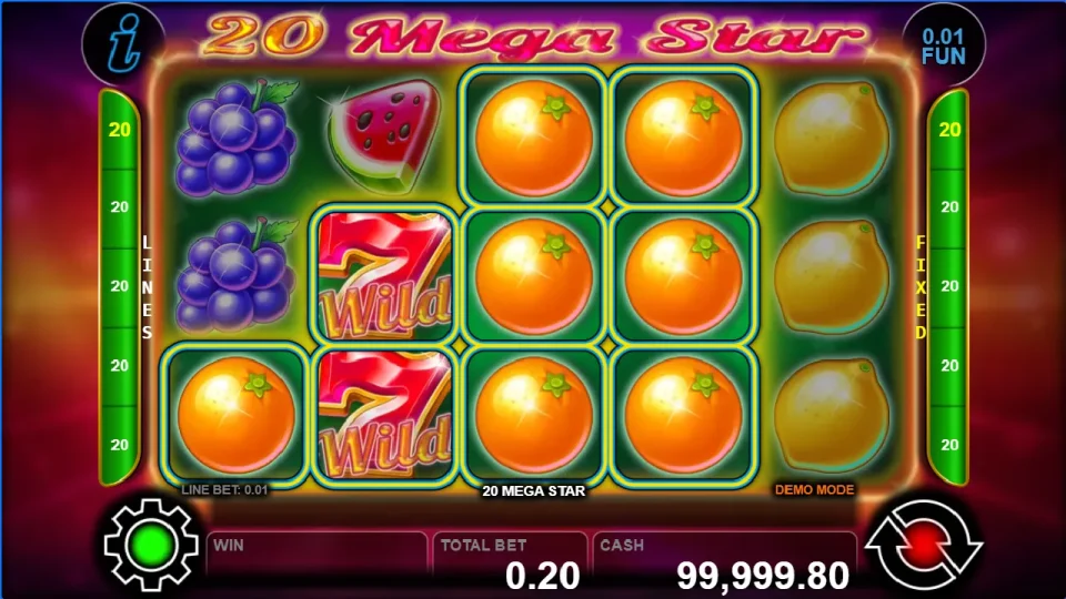 20 Mega Star — screenshot 1