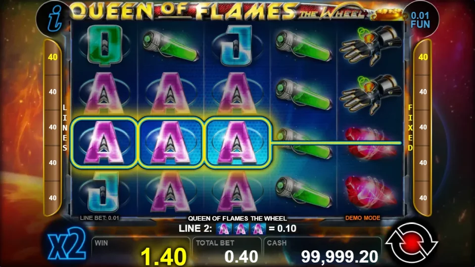 Queen of Flames The Wheel — screenshot 1