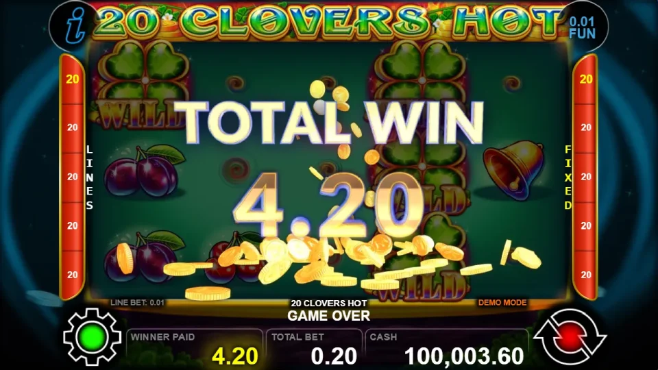 20 Clovers Hot — screenshot 4