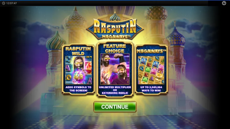 Rasputin Megaways — screenshot 1