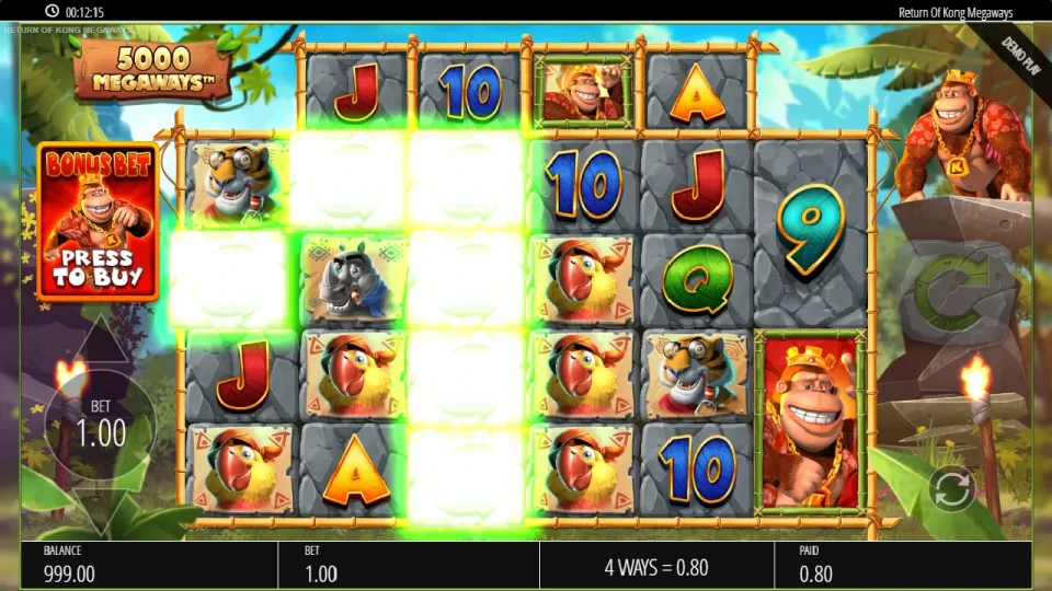 Return of Kong Megaways — screenshot 2
