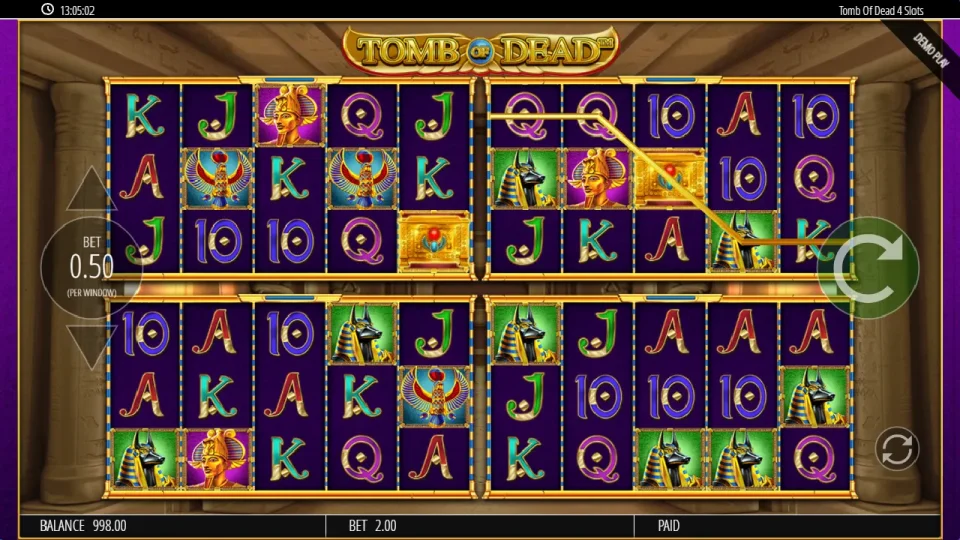 Tomb Of Dead Power 4 Slots — screenshot 3