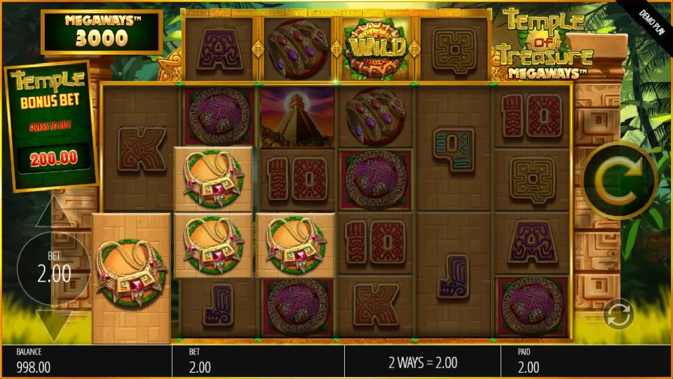 Temple of Treasure Megaways — screenshot 1