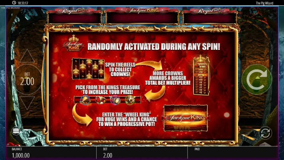 The Pig Wizard Jackpot King — screenshot 1