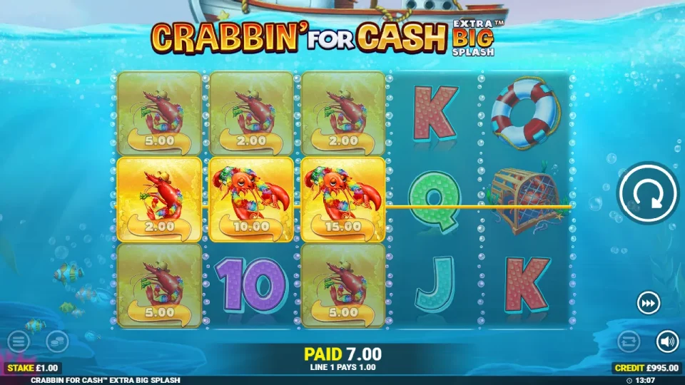 Crabbin For Cash Extra Big Splash — screenshot 2