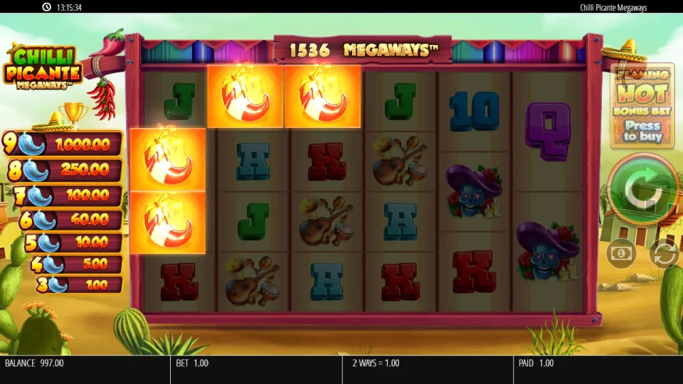 Chilli Picante Megaways — screenshot 2