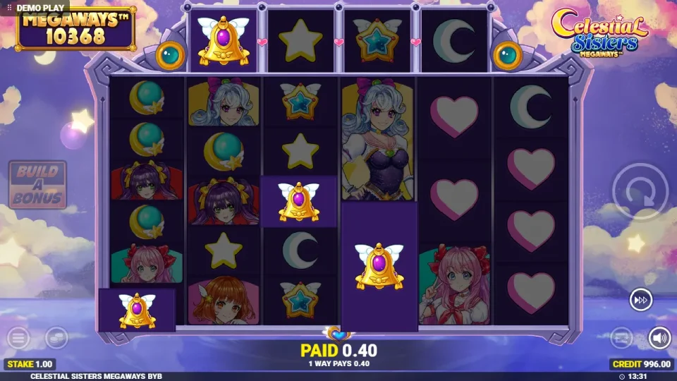 Celestial Sisters Megaways Build Your Bonus — screenshot 2