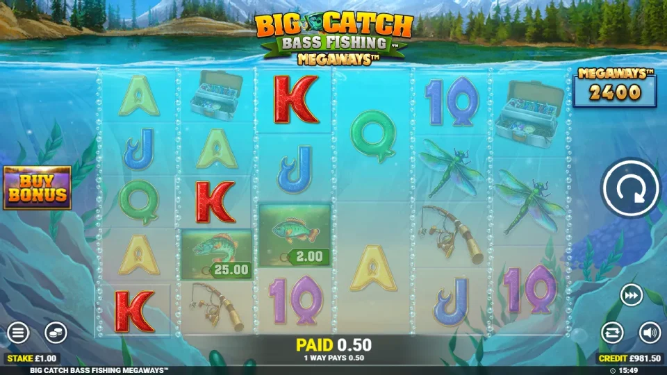 Big Catch Bass Fishing Megaways — screenshot 2